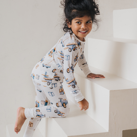 Children's PJ Set Playtime Blue
