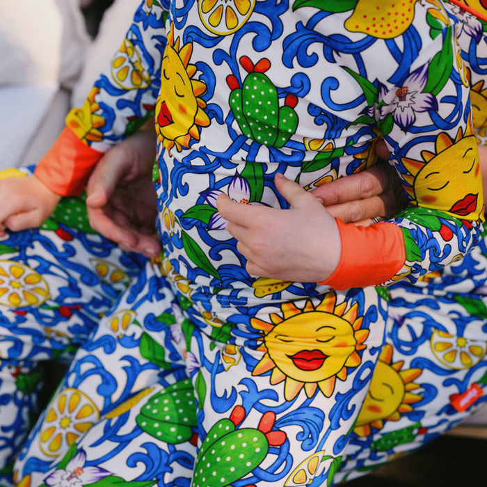 Children's PJ Set Sicilian Summer (Design Challenge Winner 2025)