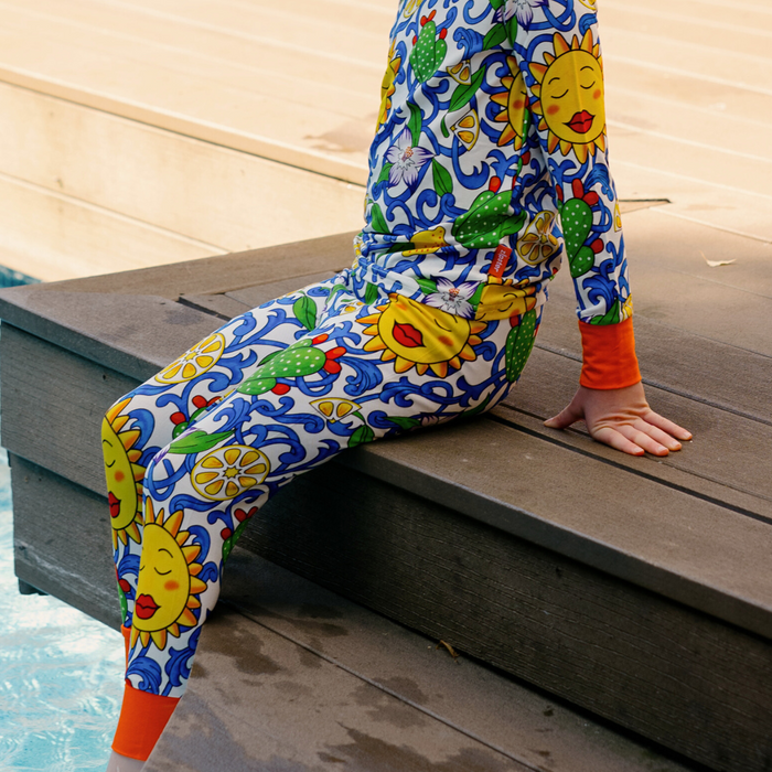 Children's PJ Set Sicilian Summer (Design Challenge Winner 2025)