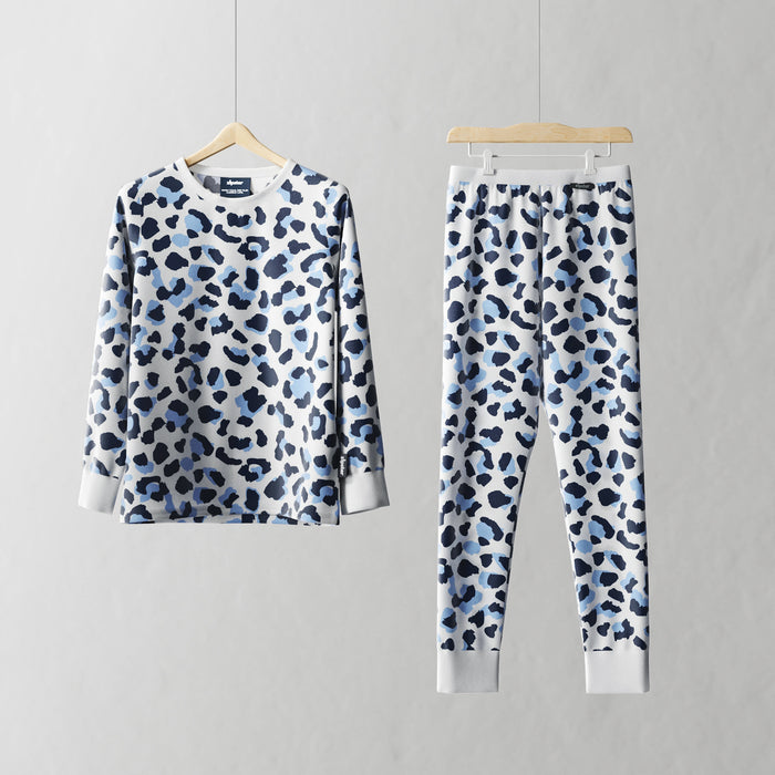 Children's PJ Set Snow Leopard