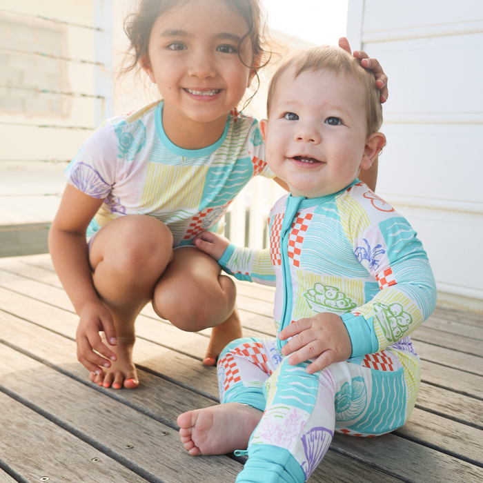 Children's PJ Shortie Set Seashell
