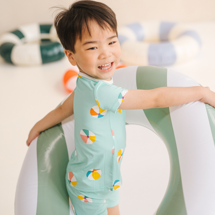 Children's Shortie PJ Set Beach Ball