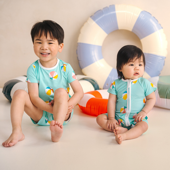 Children's Shortie PJ Set Beach Ball