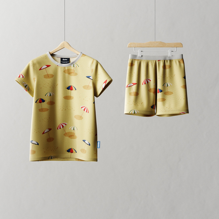 Children's Shortie PJ Set Beach Umbrella