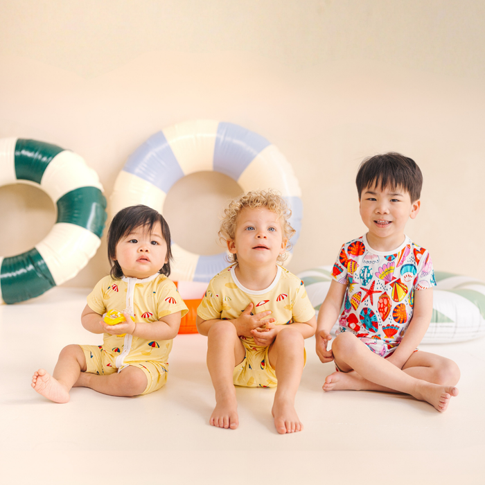 Children's Shortie PJ Set Beach Umbrella