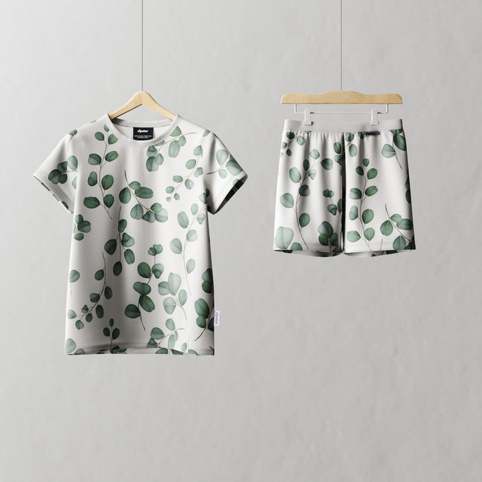 Children's Shortie PJ Set Greenery