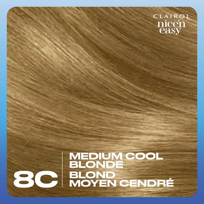 CLAIROL Nice ‘N Easy cream hair Color. Medium cool blonde  8C
