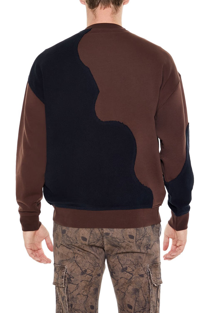 Colorblock Pullover Sweatshirt