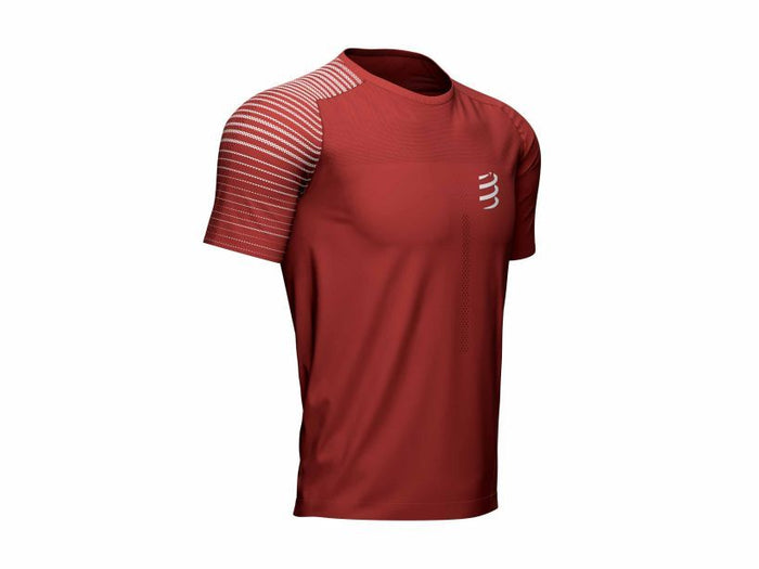 Compressport Men's Performance SS T-Shirt SPD Apple/DK Cheddar - AM00127B_309