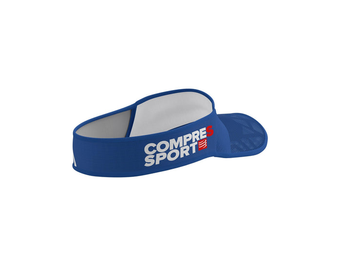 Compressport Unisex's Spiderweb Ultralight Visor - Sodalite/White (SULVISOR_536)