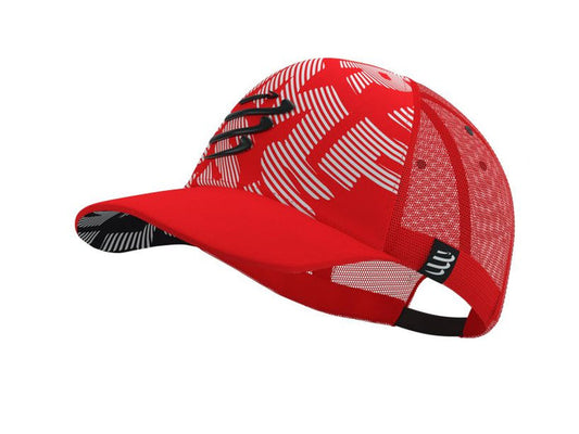 Compressport Unisex's Trucker Cap - Red/White