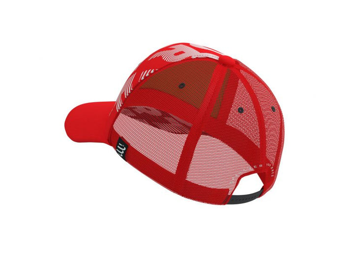 Compressport Unisex's Trucker Cap - Red/White