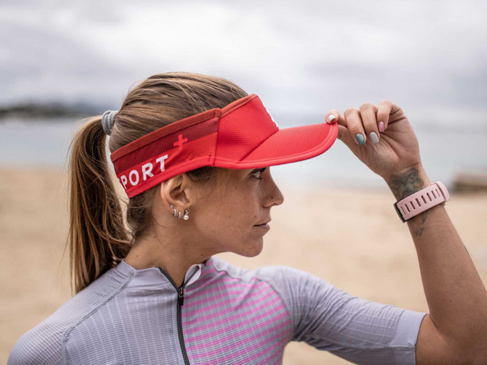 Compressport Unisex's Visor Ultralight - Red
