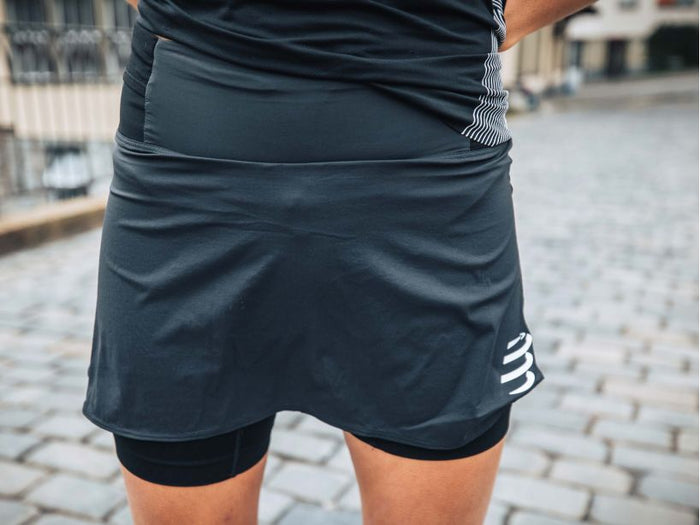 Compressport Women's Performance Skirt - Black AW00097B_990