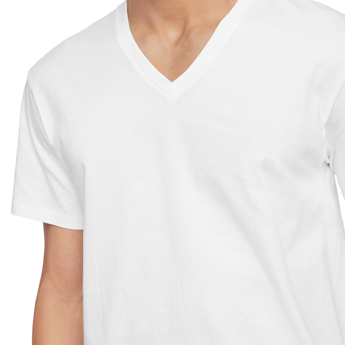 Cotton Classics Short Sleeve V-Neck Classic Fit 3 Pack Tee