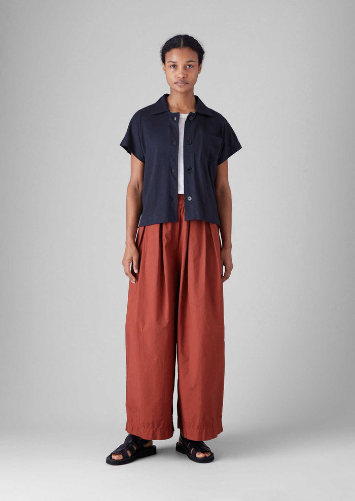 Cotton Hemp Jersey Shirt | Slate