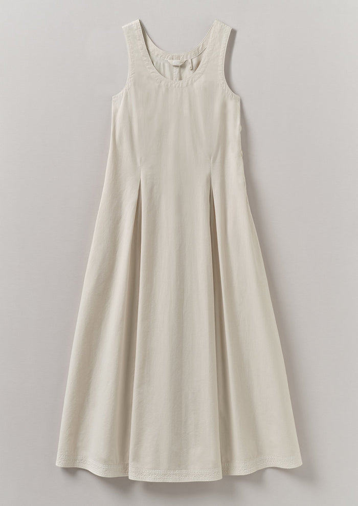 Cotton Poplin Sun Dress | Raw Linen