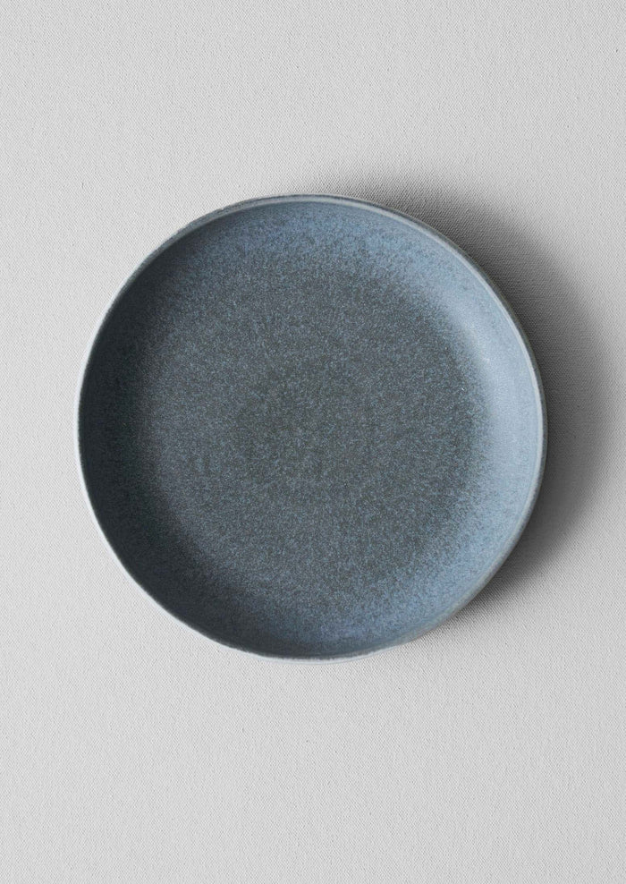 Cove Stoneware Deep Plate | Blue Grey