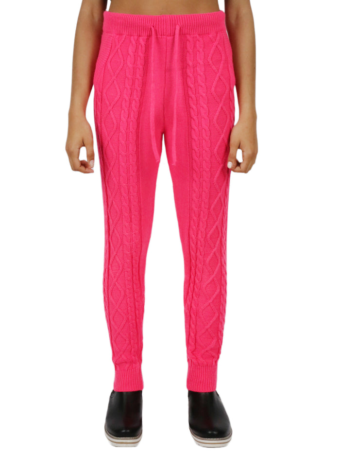 Cozy Cable Knit Jogger