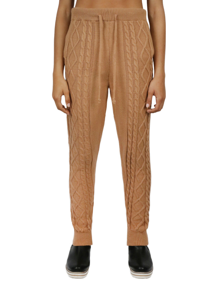 Cozy Cable Knit Jogger