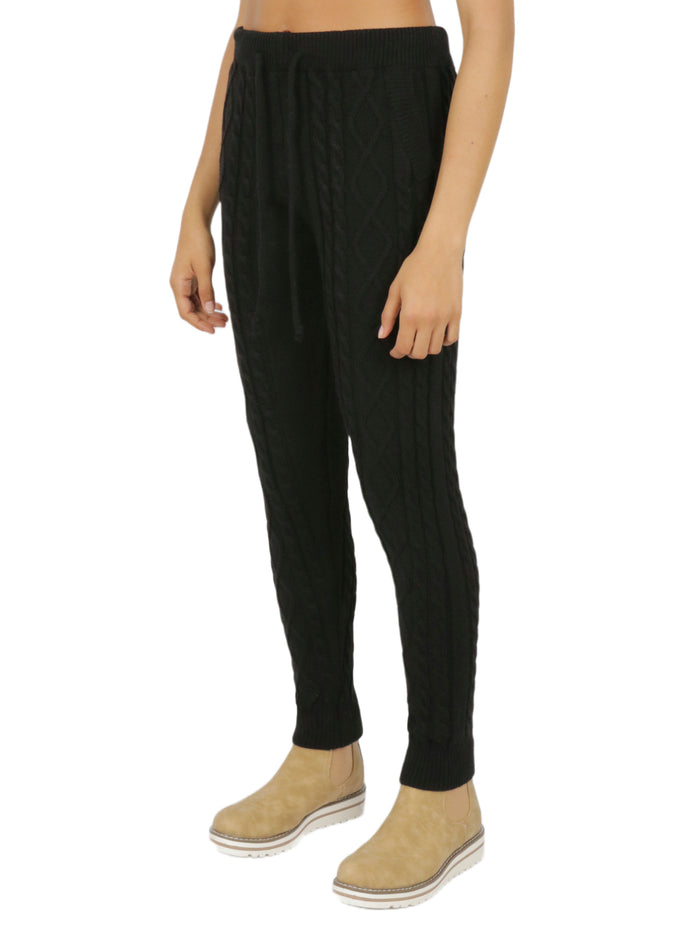 Cozy Cable Knit Jogger