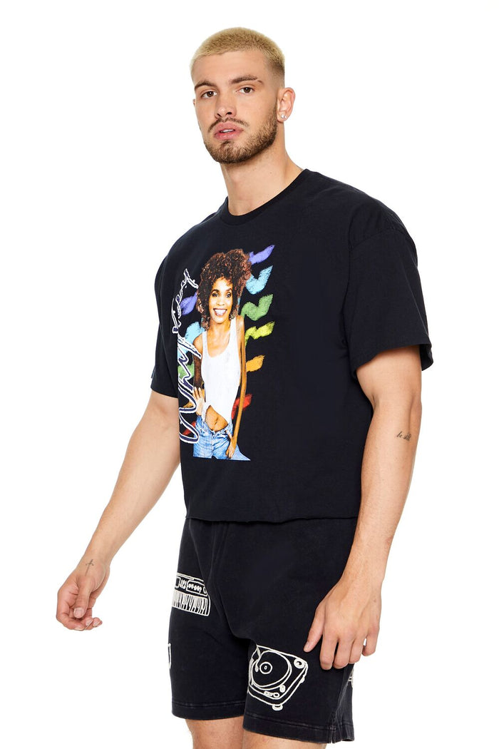 Cropped Whitney Graphic Tee