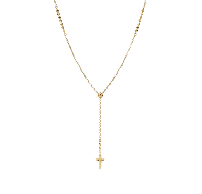 Cross Bead Necklace