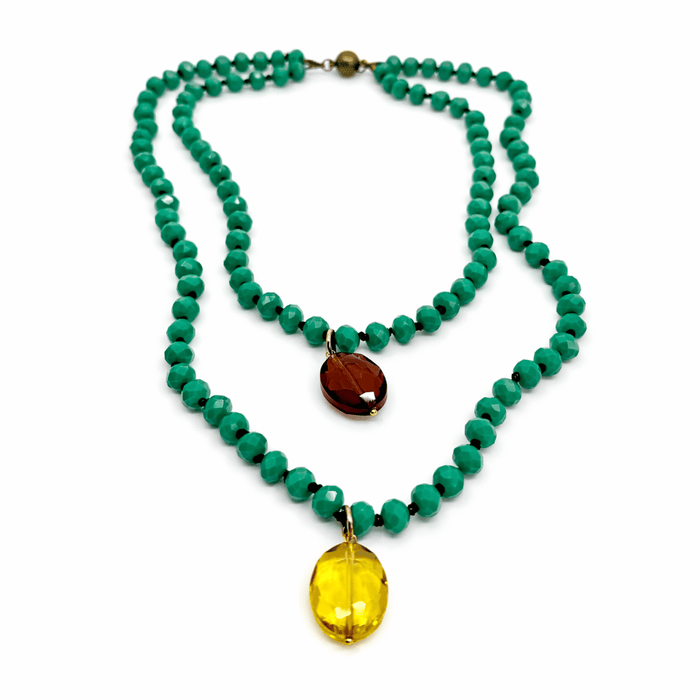 Teal Green / Antique Gold