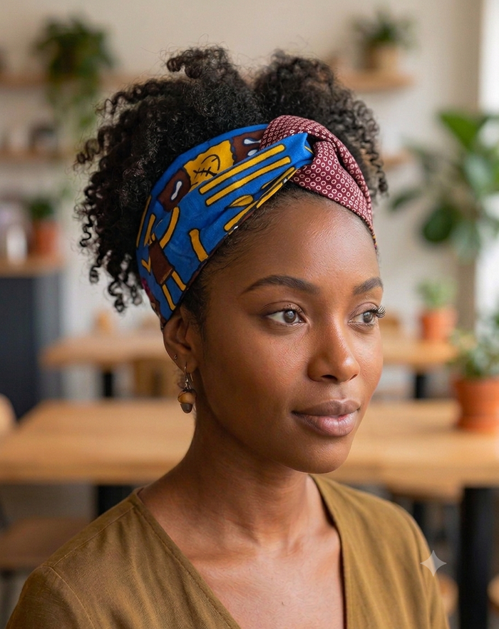 African Ankara Head Bands MunSeyaa'n Collective