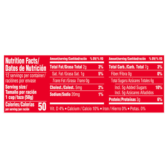 Dannon Danonino, snack lácteo de fresa, 50 g, paquete de 12 unidades