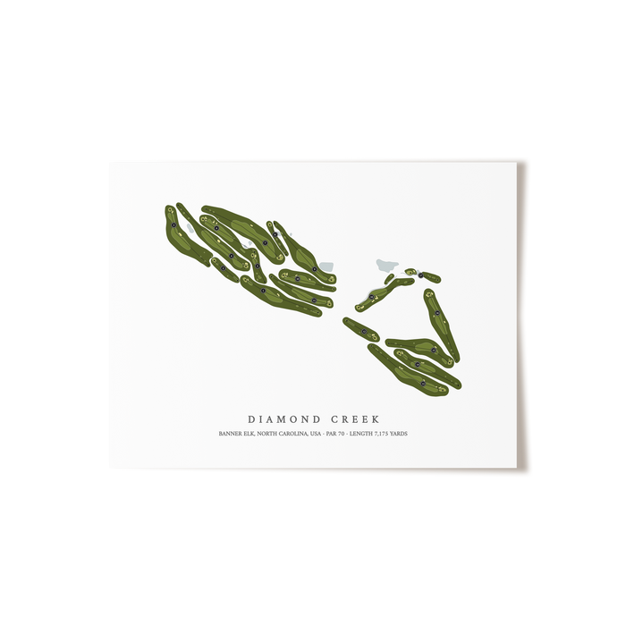 Diamond Creek | Golf Course Print | Unframed