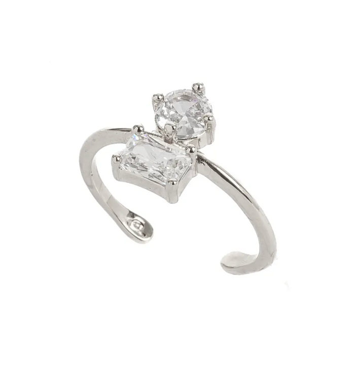 Double Zirconia Ring