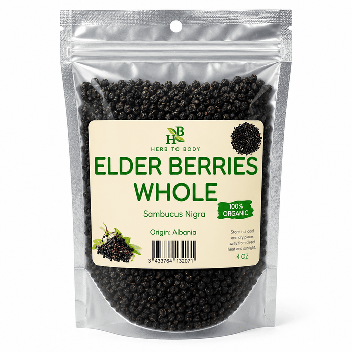 Elder Berries Whole Organic – Single Unit (Inventory Stock)