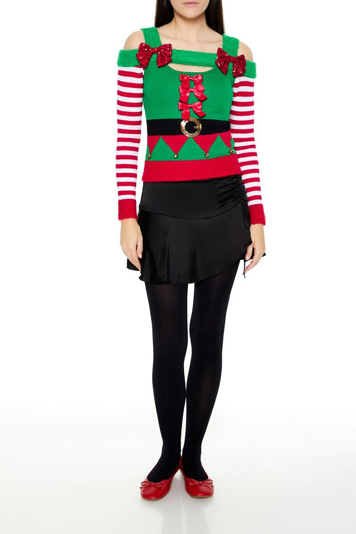 Elf Open-Shoulder Sweater