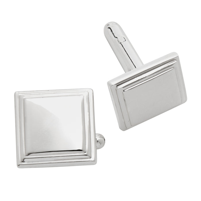 Engraved Square Cuff Links (Pair) 002609