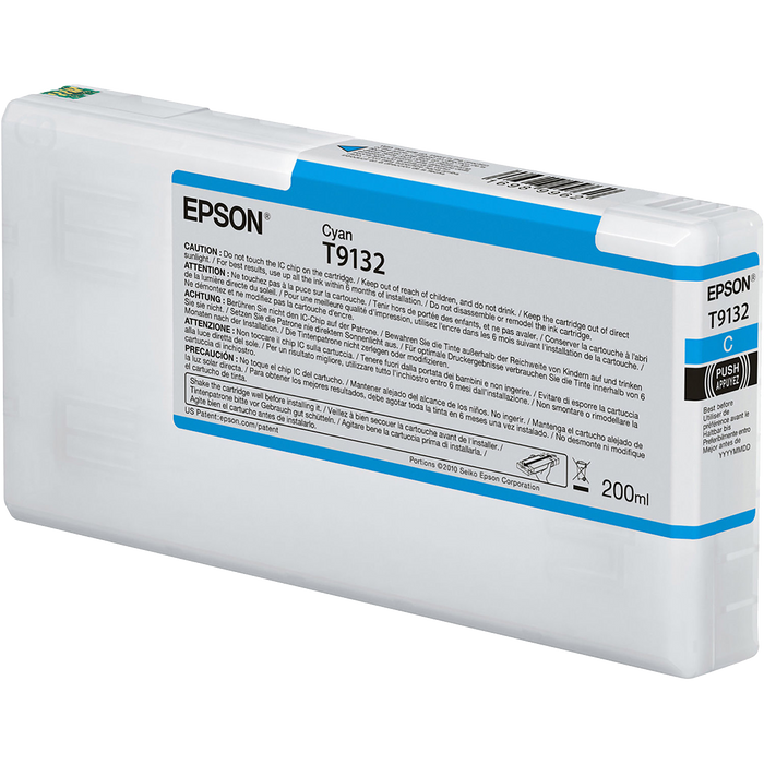 Epson UltraChrome HDX T913 Ink, 200 ML