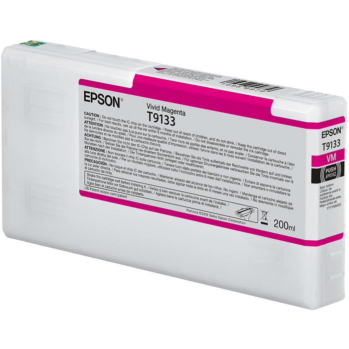 Epson UltraChrome HDX T913 Ink, 200 ML