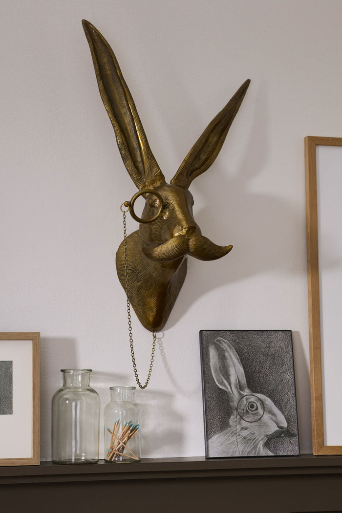 Eric the Hare, Wall Mount- 16"x 11"x 27"