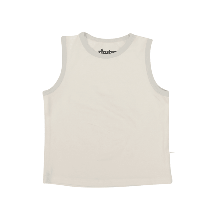 Essentials Vest White - Zipster