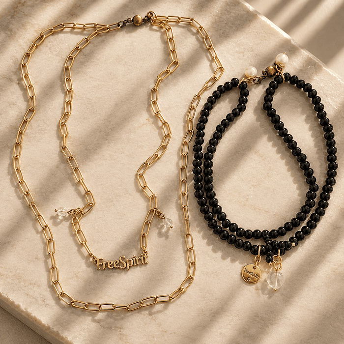 F*ck it Free Spirit Wood Boho Wrap Set