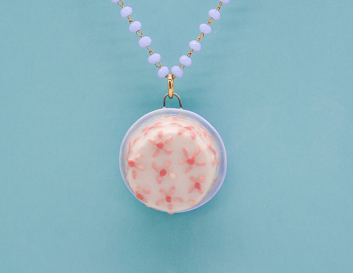 Flower Cake Necklace
