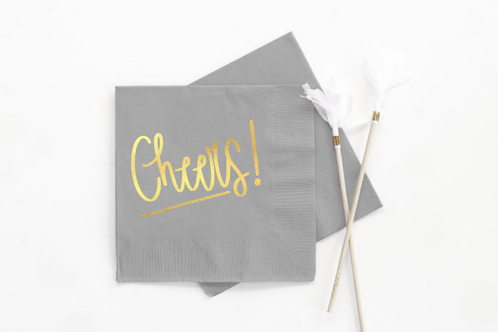 Foil Cocktail Napkins