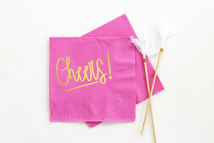 Foil Cocktail Napkins