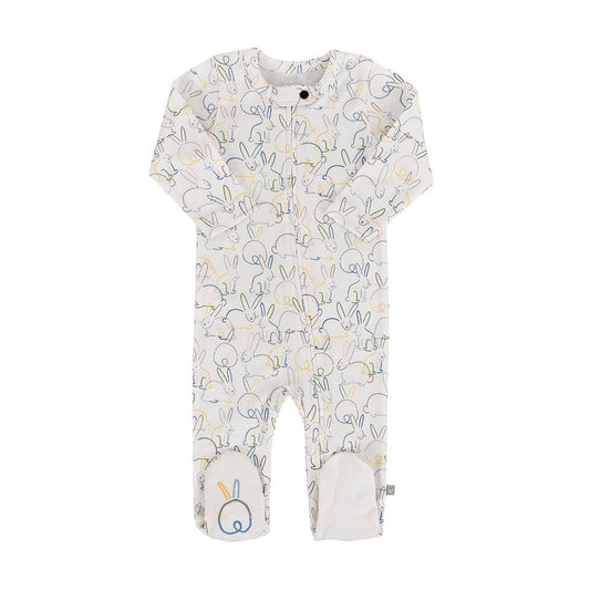 Baby footie | bunnies finn + emma