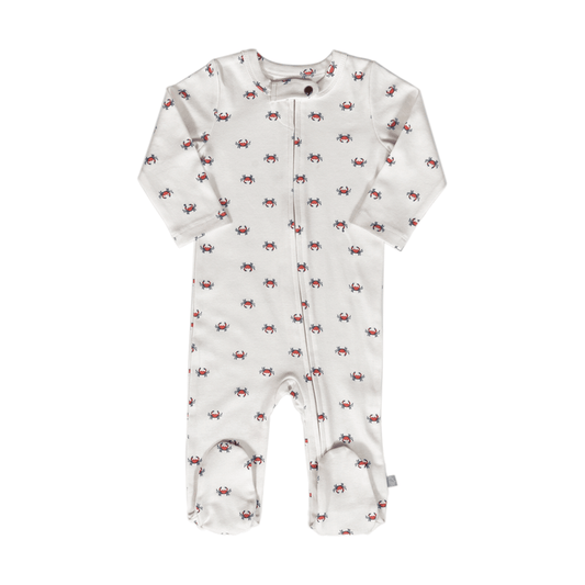 Baby footie | crab finn + emma