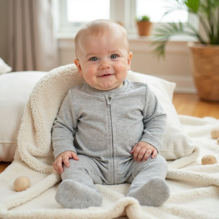 Baby footie | heather finn + emma