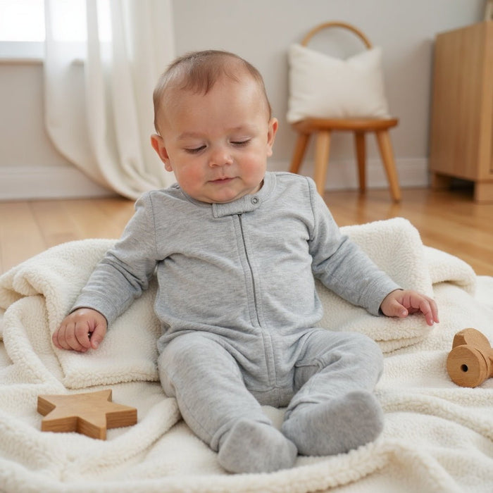 Baby footie | heather finn + emma