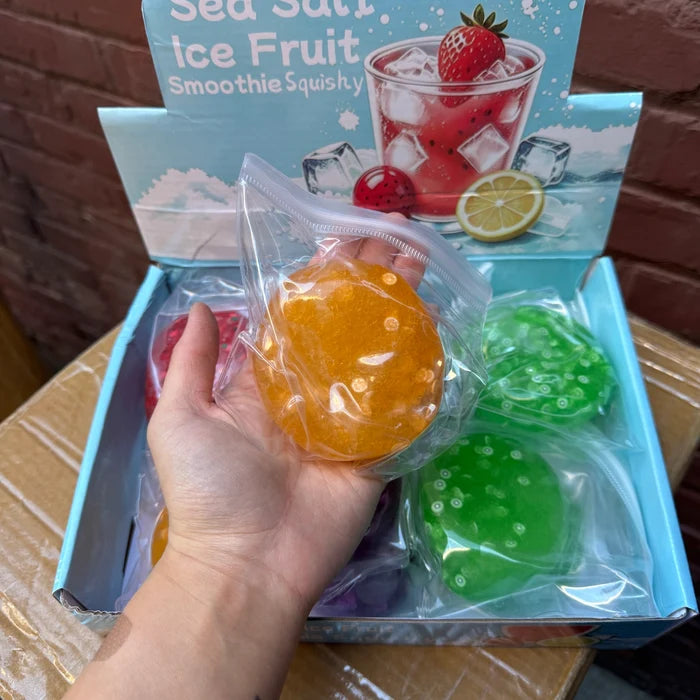 Fruit Charm Slushy Ball Squish Toy