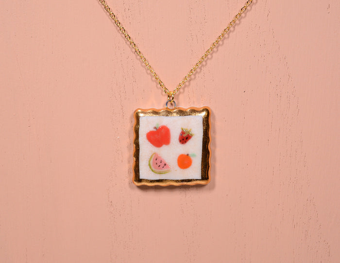 Fruity Portrait Necklace