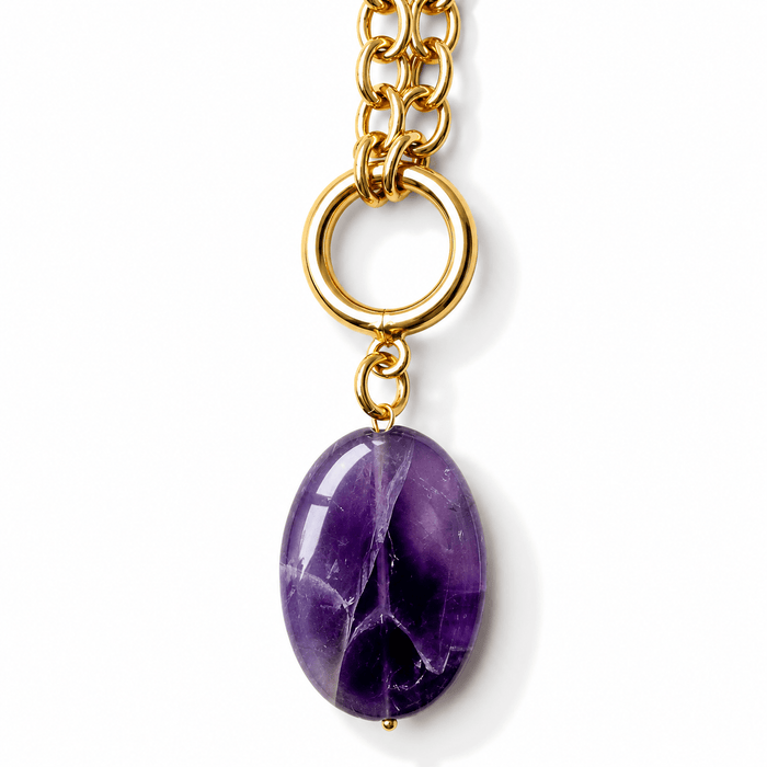 Amethyst / Antique Gold